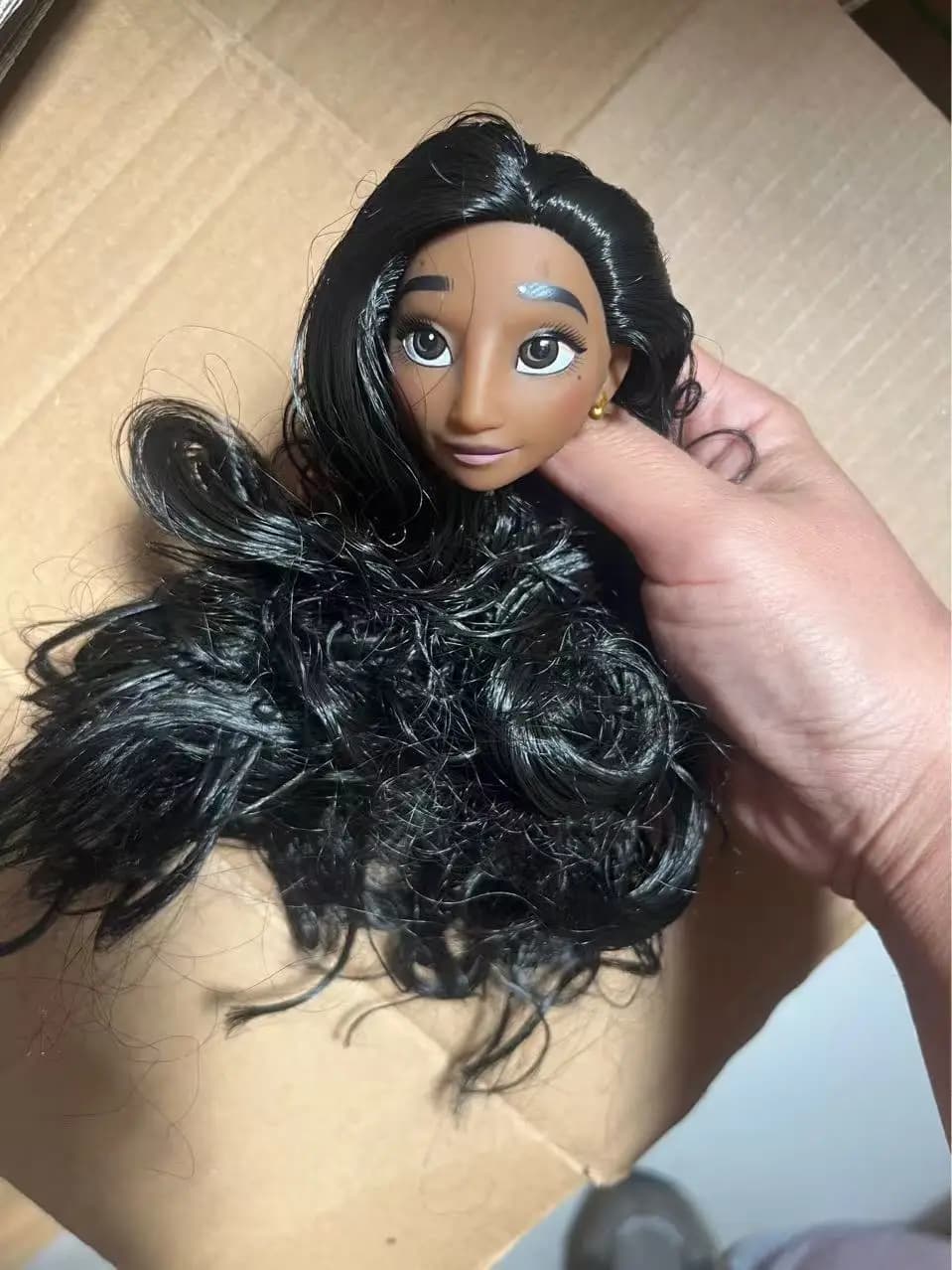 Princess 1/6 plastic Doll head Bratzdoll bratzillaz head Princess toys For Girls Brinquedos Toys dolls For Children