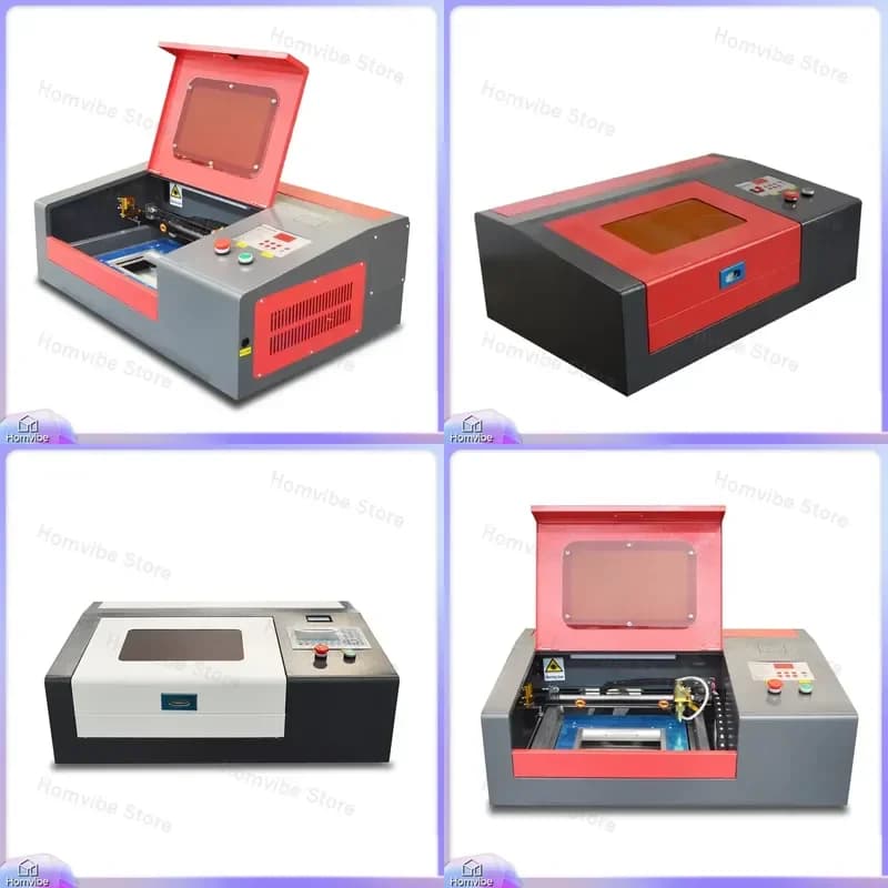 Macchina per Incisione Laser CO2 3020 per Legno, Acrilico, Pelle, MDF, PCB, 500mW, Tagliatrice Laser CNC da Tavolo con Connessione USB per Fai-da-Te