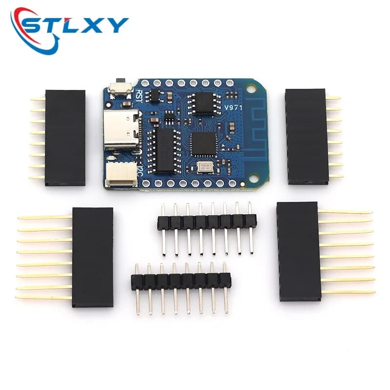 Stlxy LOLIN D1 Mini V4.0.0 - WEMOS WIFI Internet of Things Board based ESP8266 4MB MicroPython Nodemcu Arduino Compatible