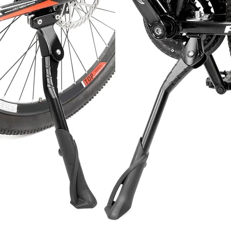 Adjustable Bicycle Stand For 24-29 Inch Wheels Aluminum Alloy Side Support Feet Parking Kickstand Cycling Equipment Part