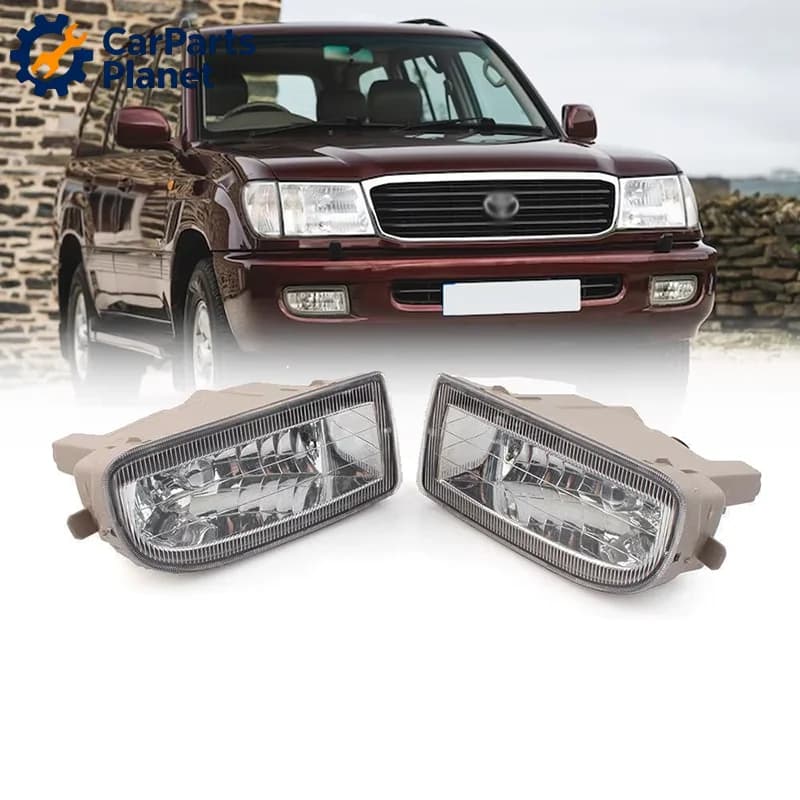 Faro Fendinebbia Anteriore Alogeno per Toyota Land Cruiser LC100 FZJ100 1998-2007 Faro di Guida 81211-60110 81221-60110