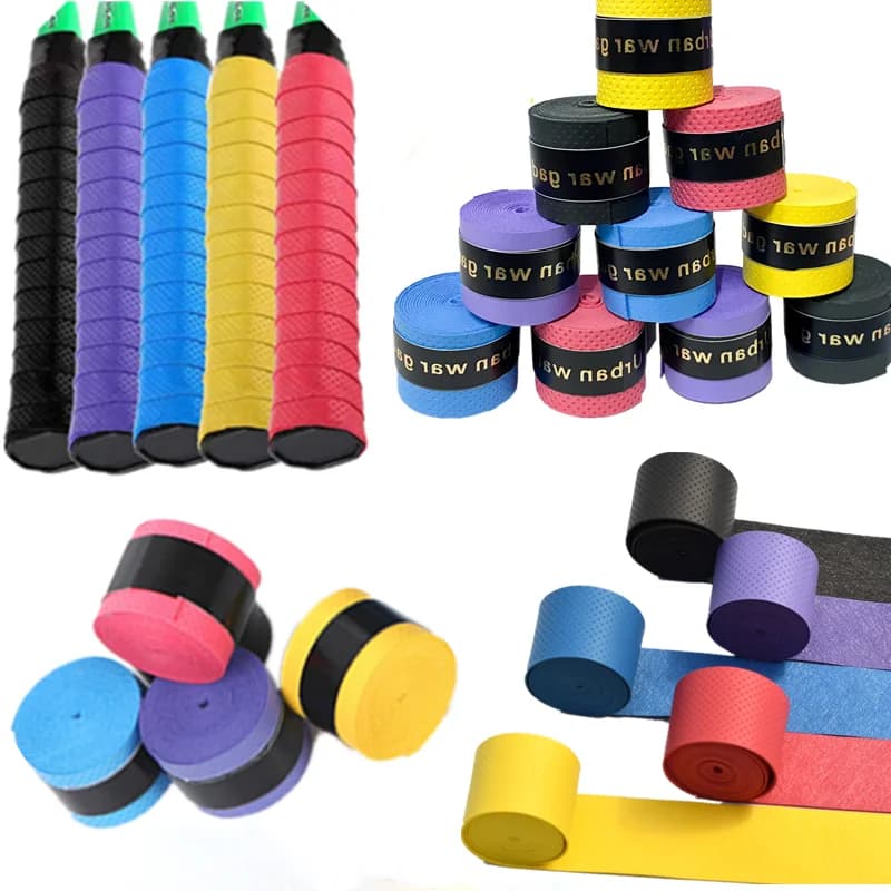 20/60pcs Fasce universal Overgrip anti-slip Tennis rack Padel Shock Absorbing Badminton Knits Fionda Tennis rack