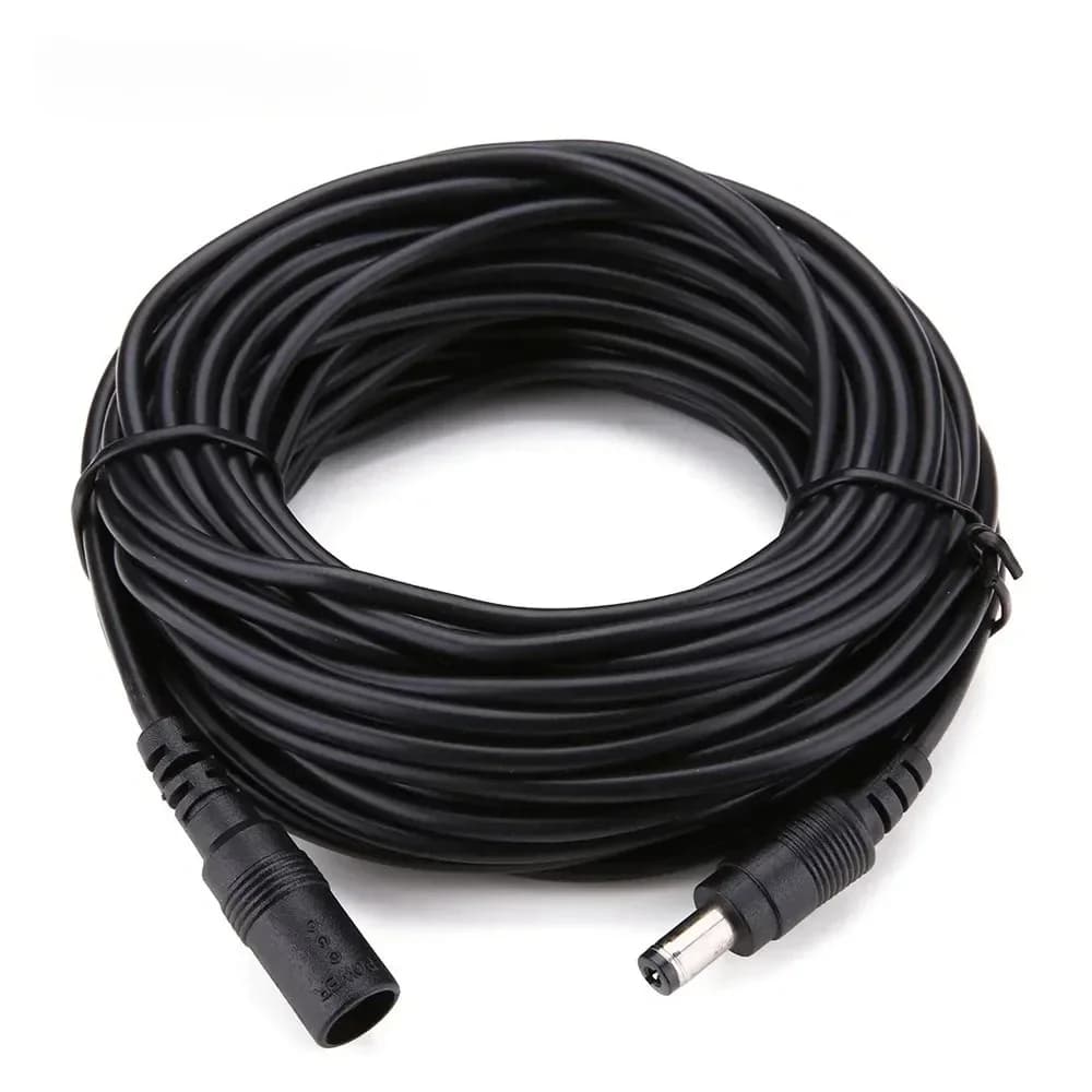 Cavo adattatore di alimentazione cavo di prolunga CC 10M 12V 16,5FT, cavo femmina-maschio per telecamera di sicurezza CCTV