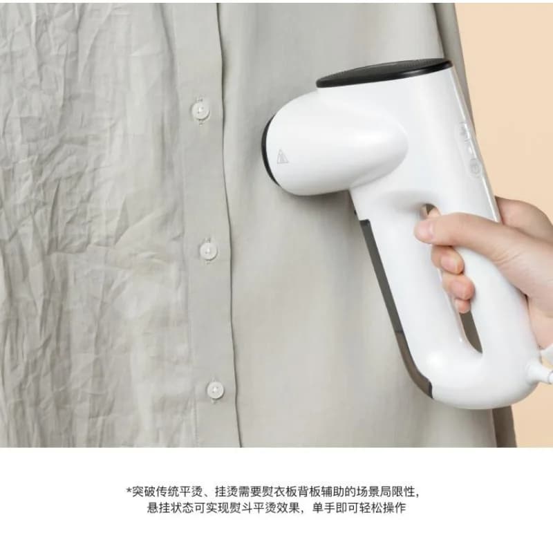 Ferro da stiro a vapore portatile 2 in 1 e vaporizzatore per indumenti sottovuoto – Dispositivo antirughe istantaneo per vestiti, tende