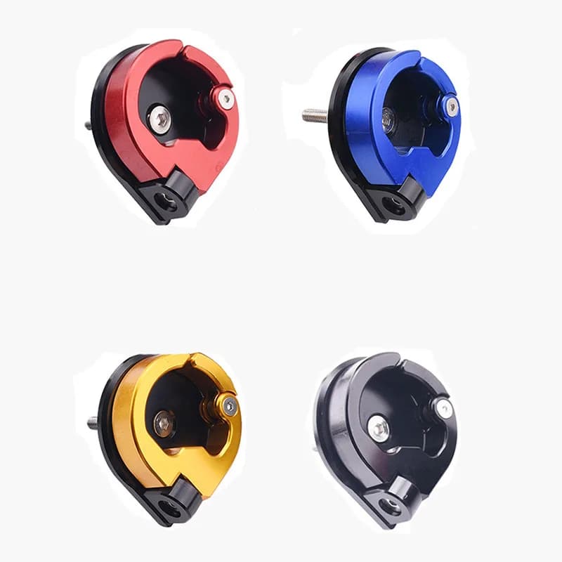 68UF Aluminum Alloy Motorcycle Bike Luggage Helmet Hook Handlebar Mount