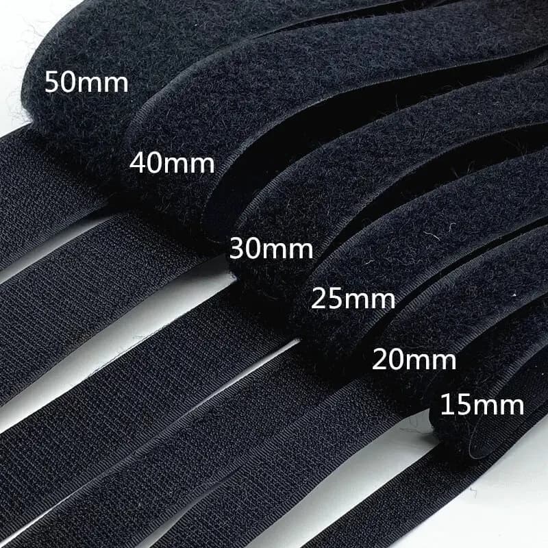 10 m/wall Tape with hook and ring Adhesive nylon strips Reusable fixing strips Fixing strips Velcros adhesive tape for sewing20-50mm