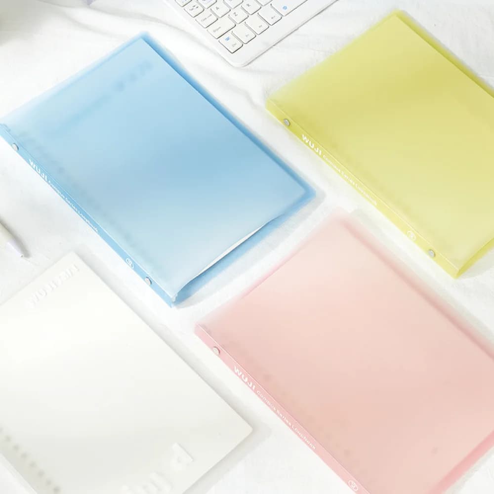 For Wuji Loose Leaf Notebook 2025 New Student Journal A4 A5 B5 Refillable Planner Diary Detachable Ring Binder Organizer