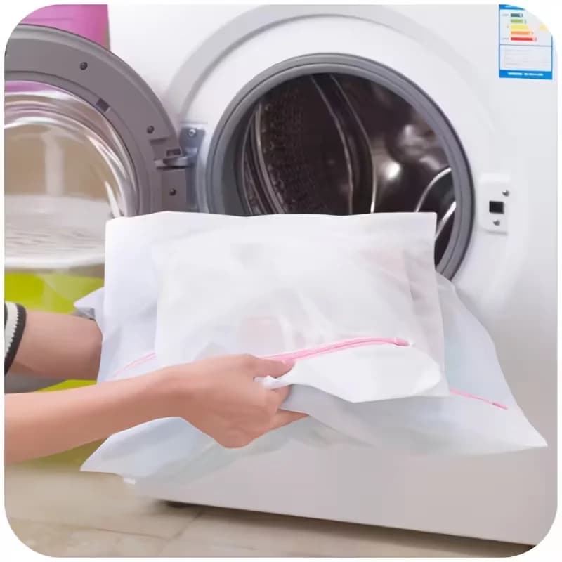Sacchi per bucato con cerniera in 3 misure, riutilizzabili, per lavatrice, sacchetto a rete per la cura dei vestiti, reggiseni, calzini, lingerie, biancheria intima