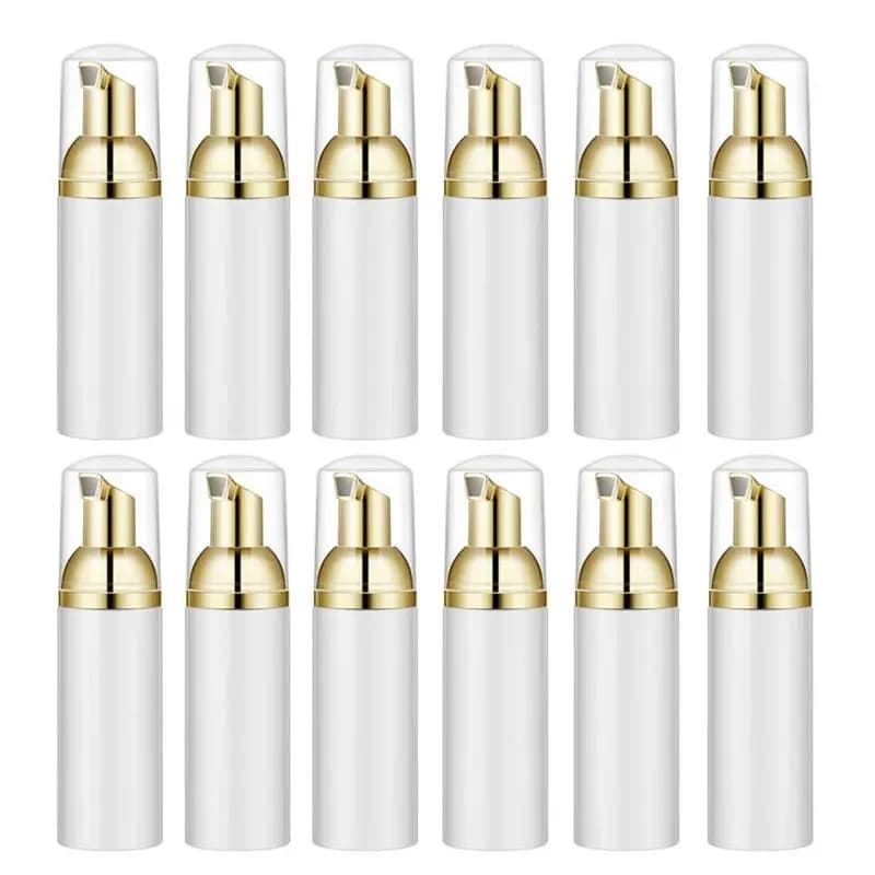 【VENDITA VELOCE】 Bottiglie vuote da 50 ml Bottiglie di sapone da viaggio Bottiglie di dispenser di schiuma di plastica Dispenser di pompa di sapone in schiuma Pulizia, Viaggio 48 pezzi