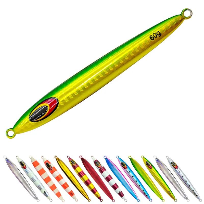 Japan 40g 60g 80g 100g slow jig knife jig jigging lure slow jig sea bass mackerel tuna boat fishing boat fishing lure