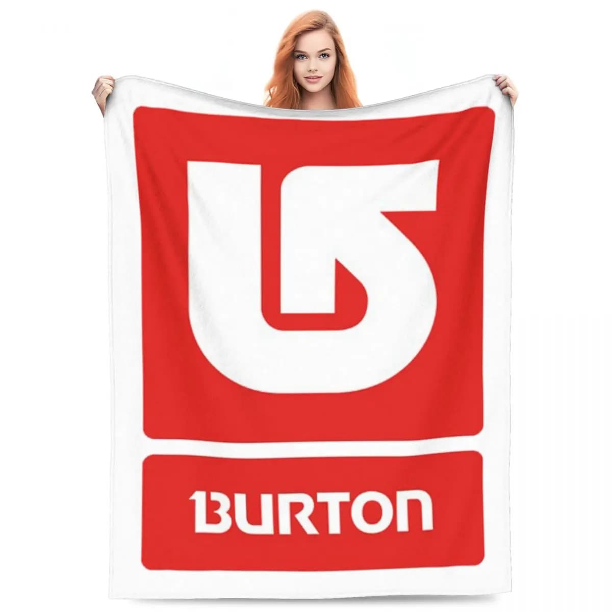 Burton Snowboard Coperte sportive Divano in pile Coperte calde per divano Biancheria da letto Coperte da esterno Copriletto Trapunta