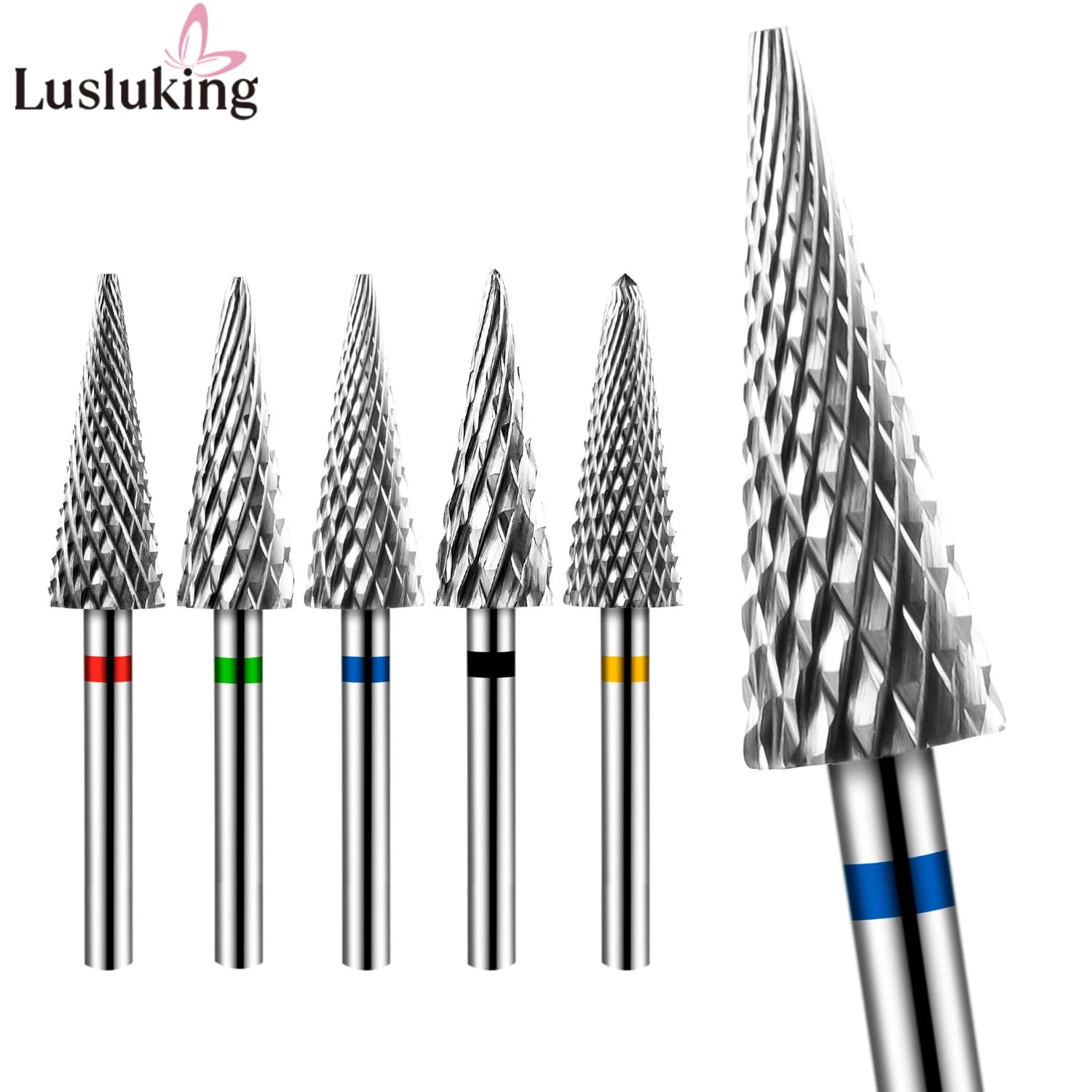 Tungsten Carbide Nail Drill Tips Accessories for Electric Drill for Manicure Nail Tools Nail Tools for Nail Gel Removal