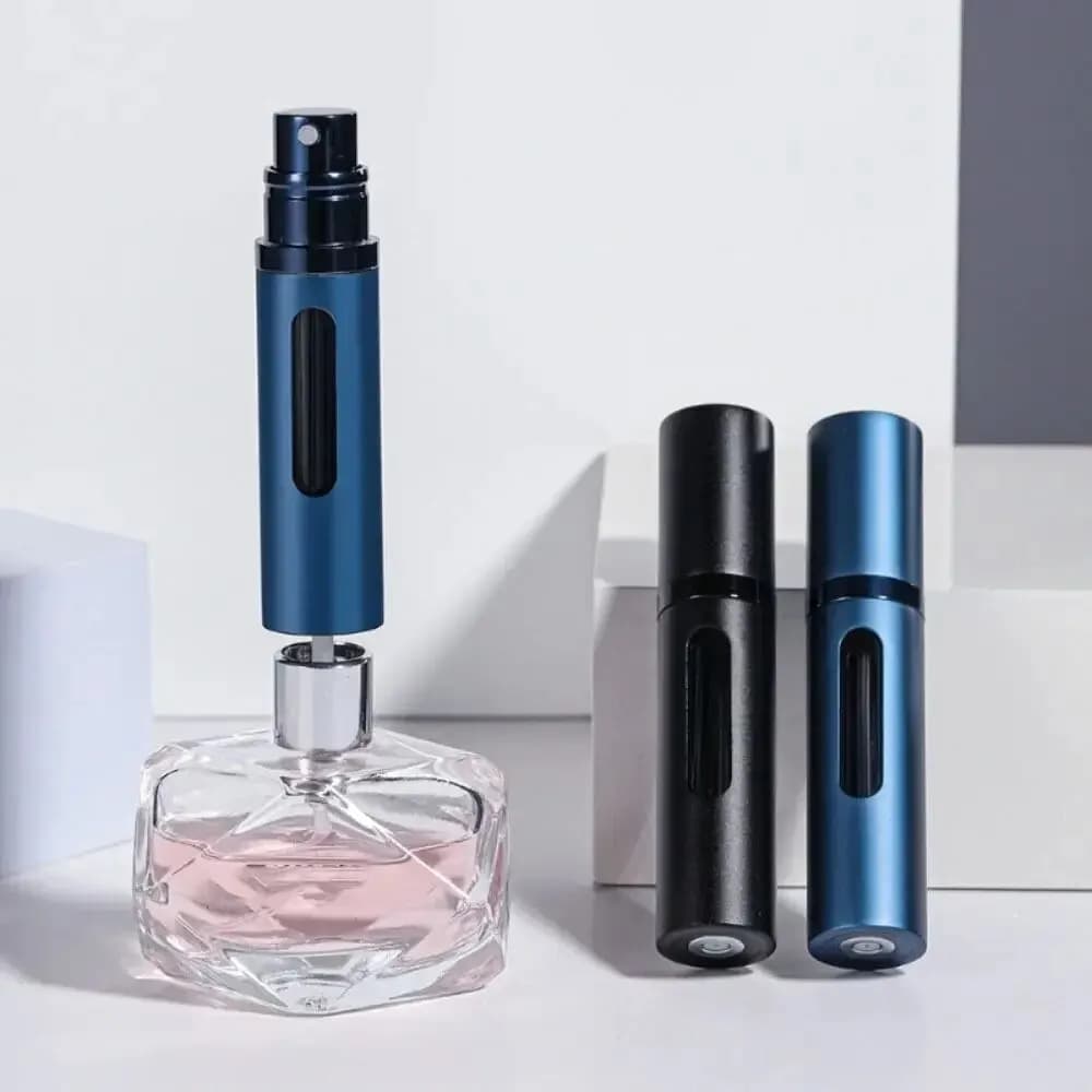 5 ml reusable glass perfume bottle with spray perfume pump empty cosmetic containers portable Mini bottle spray atomizer