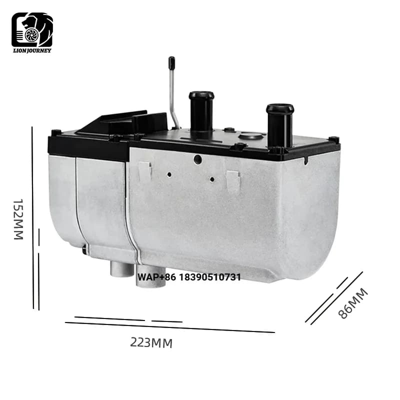 Factory Portable 5KW 12V 24V Diesel Water Heater Remote Control Parking Heater for Truck RV Camper