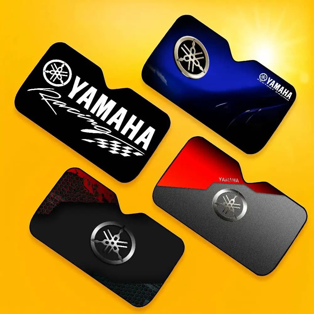 Y-YamAha-S Motorcycle Sunshade, Custom Aluminum Cover for Auto Windscreen, Window Parasol Tent