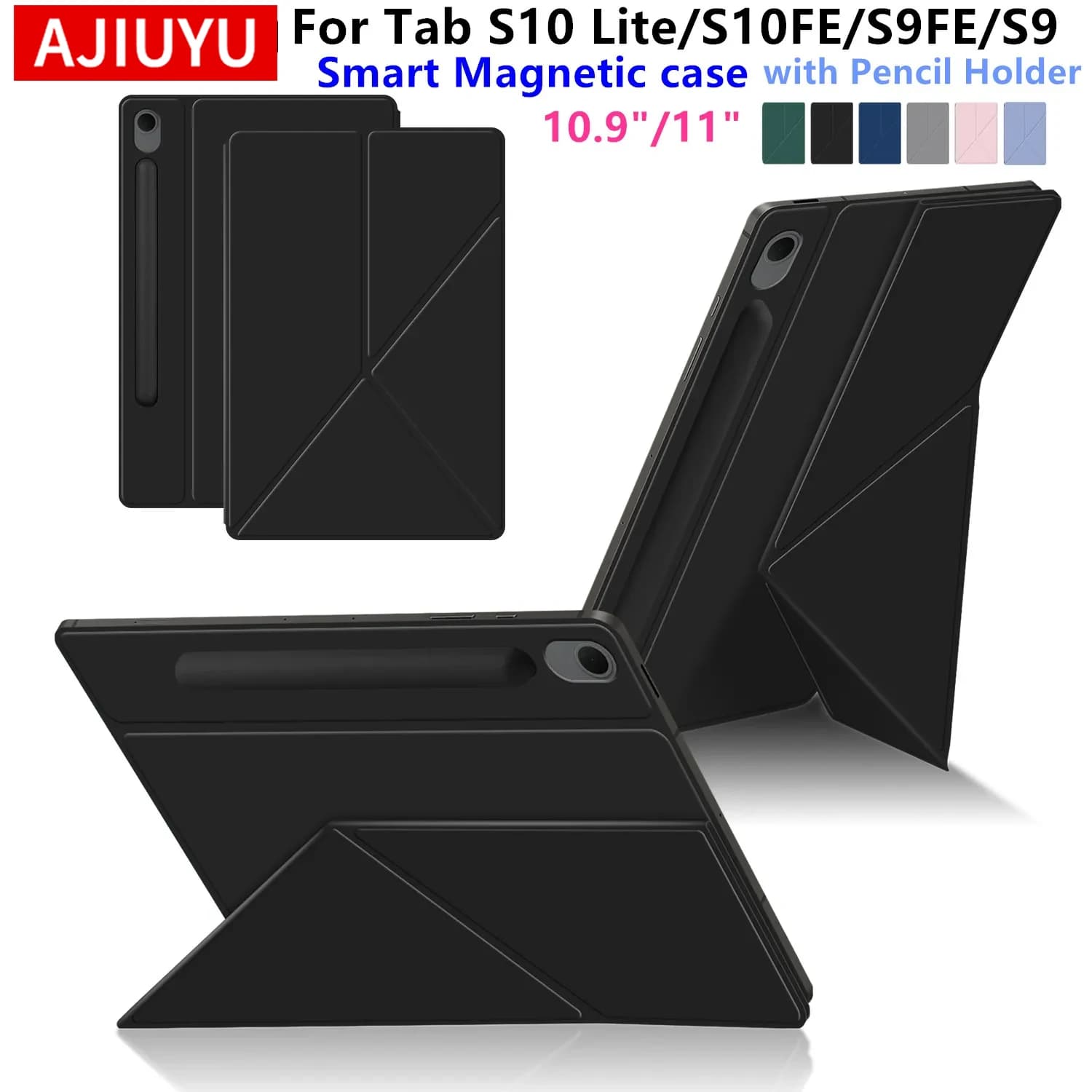 Per Samsung Galaxy Tab S10 Lite 10.9 pollici SM-X400 SM-X406B Custodia magnetica per Tab S10 Lite S9 FE 10.9 11 pollici Portapenne Cover