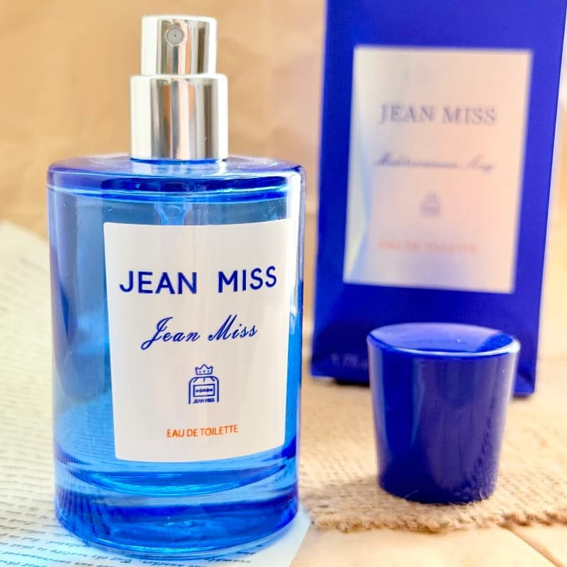 Eau De Toilette Mediterranea Blu 50ml per Donna e Uomo, Fragranza di Pesca, Fico e Limone, Profumo Fresco e Duraturo con Note Oceaniche, Spray per Appuntamenti
