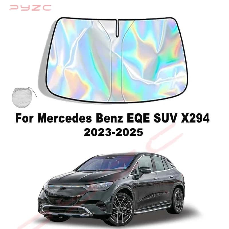 For Mercedes Benz EQE SUV X294 2023-2025 Car Windshield Sunshade Cover Front Window Sun Shade Visor Auto Interior UV Protection