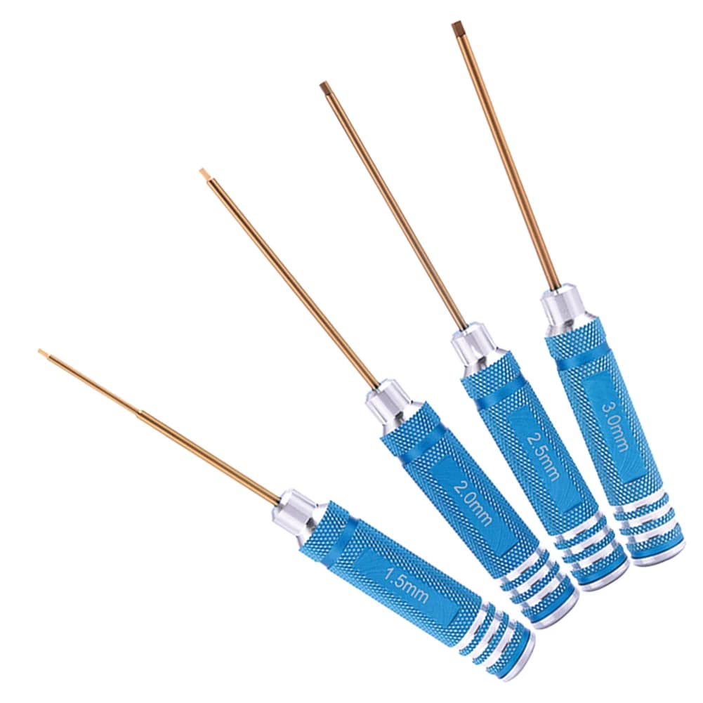 Cacciavite esagonale da 1,5/2,0/2,5/3,0 mm per modellini RC, utensile per elicotteri, barche e auto