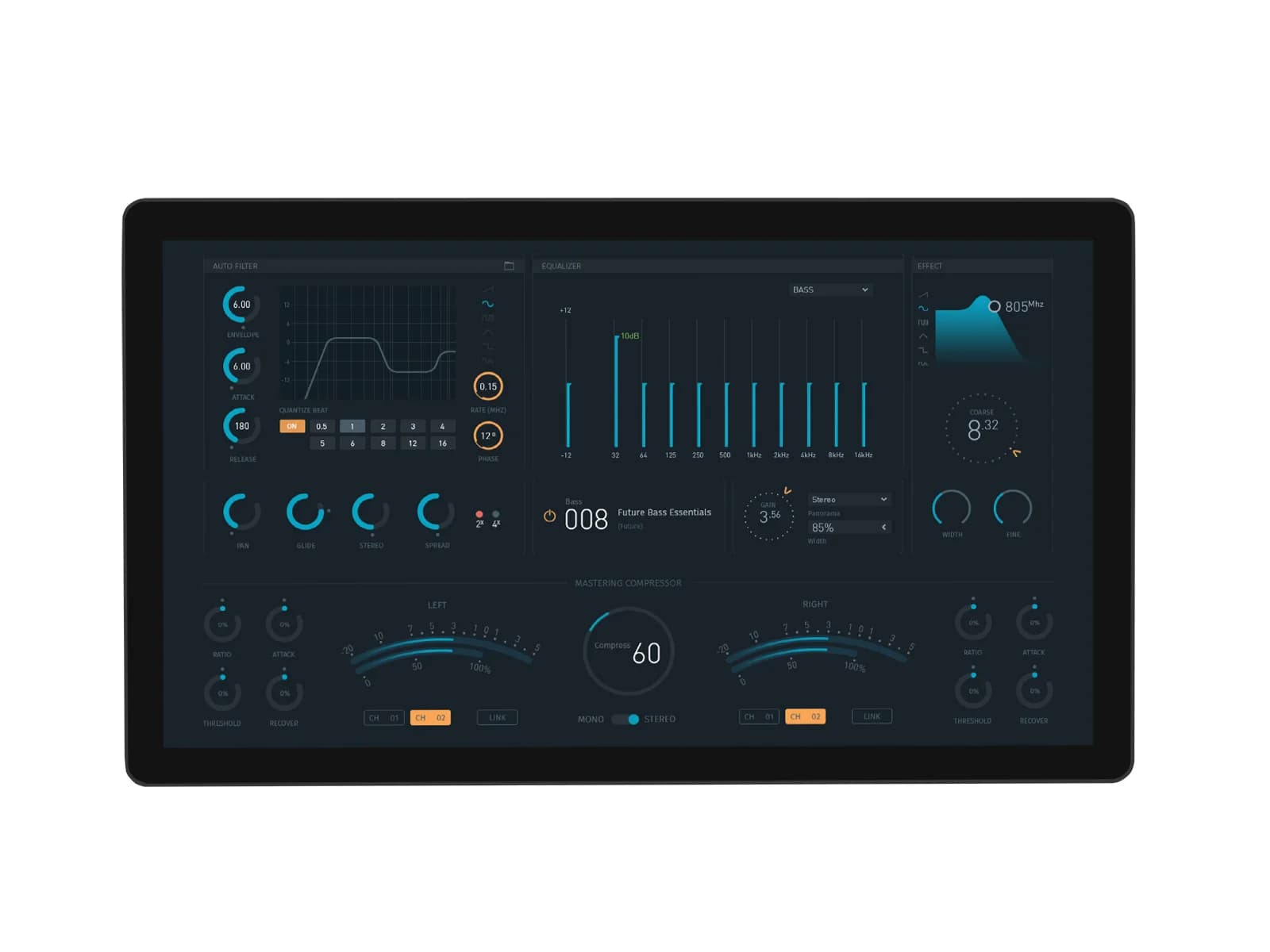 21.5 inch capacitive touch monitor, 1080×1920 Full HD, tempered glass panel with optical gluing, supports RPi/Jetson Nano/ PC