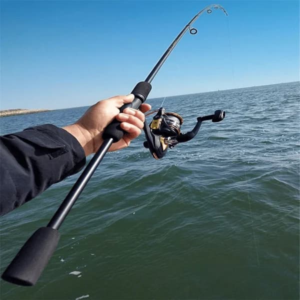 Canna da Pesca Ultra Leggera in Fibra di Carbonio da 6 Piedi per Casting e Spinning, Ultra Leggera e Resistente