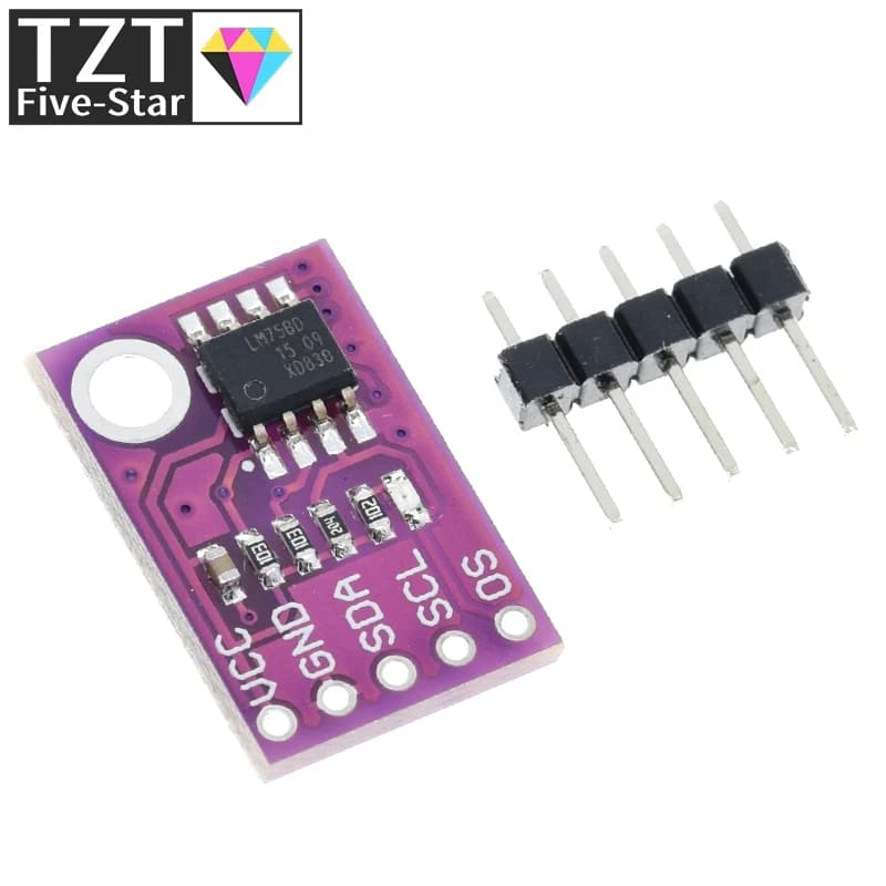 1/3pcs LM75 LM75A Temperature Sensor High Speed I2C Interface High Precision Development Board Module For Arduino