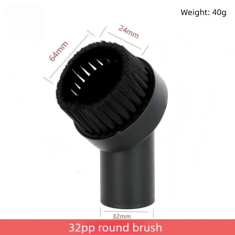 Vacuum Cleaner Accessories Kit 8PCS, Round Brush, Crevice Tool, Dusting Brush, Fit 32/35mm Inner Diameter Hose