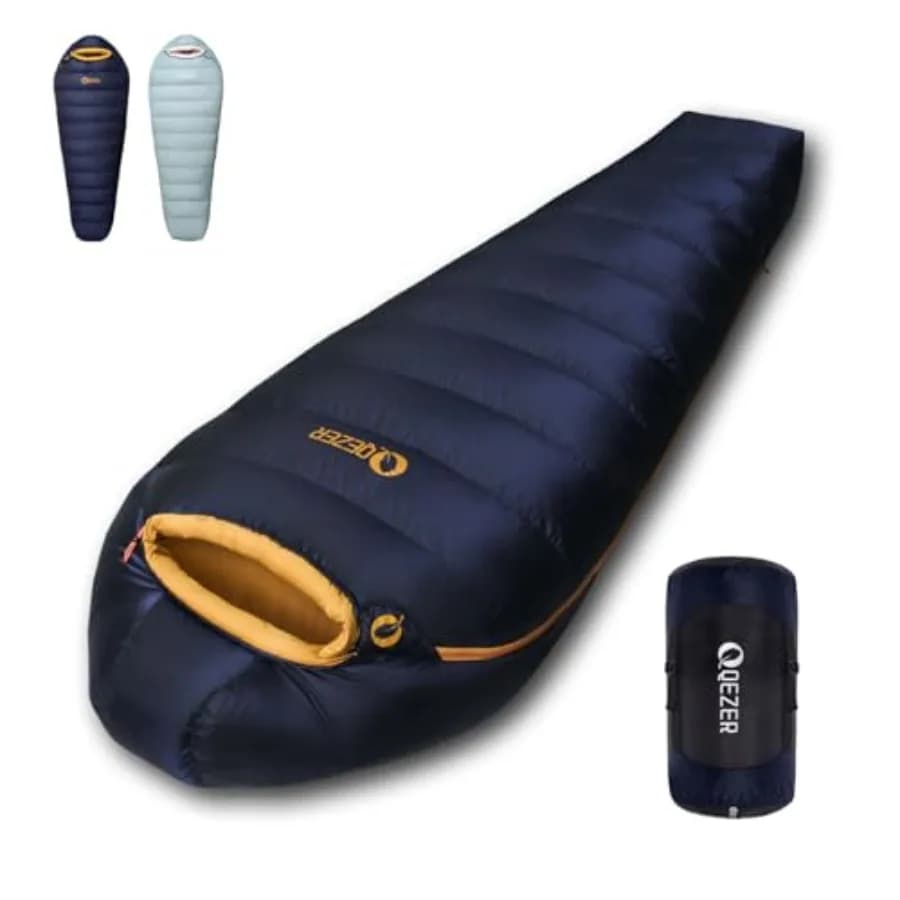 Pelo Plush Bag for Adults with 620 Fill Power, Ultralight for Camping and Backpacking