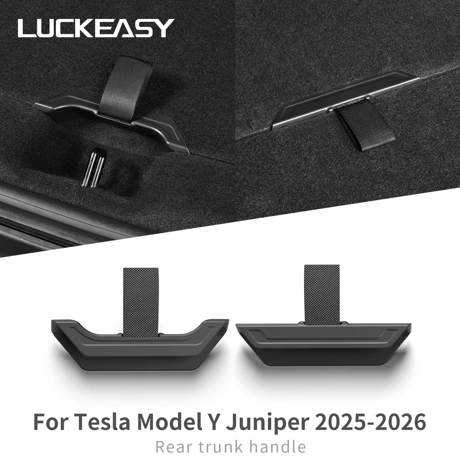 Opening Cord for Baggage Cover Rear Frame Model Y Juniper 2025 2026, Opening Handle, Organizer, Auto Accessories