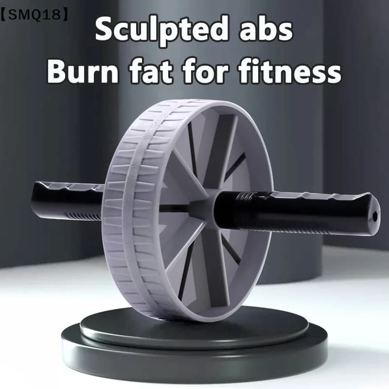 Abdominal Exercise Wheel For Workout Body Building, 1 Pc Household Silent Abdominal Workout Roller, Waist & Tummy Slimming【SMQ】