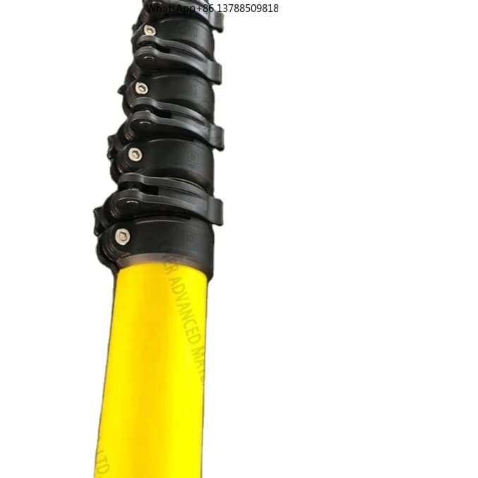 Aste Telescopiche di Prolunga per Rilevatori di Fumo, Non Conduttive/Isolate, 3m 5m 6m