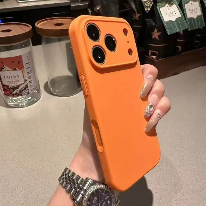 Custodia per telefono opaca a tinta unita per iPhone 17 16 15 14 13 Pro Max con protezione completa dell'obiettivo della fotocamera, antiurto e anti-impronta