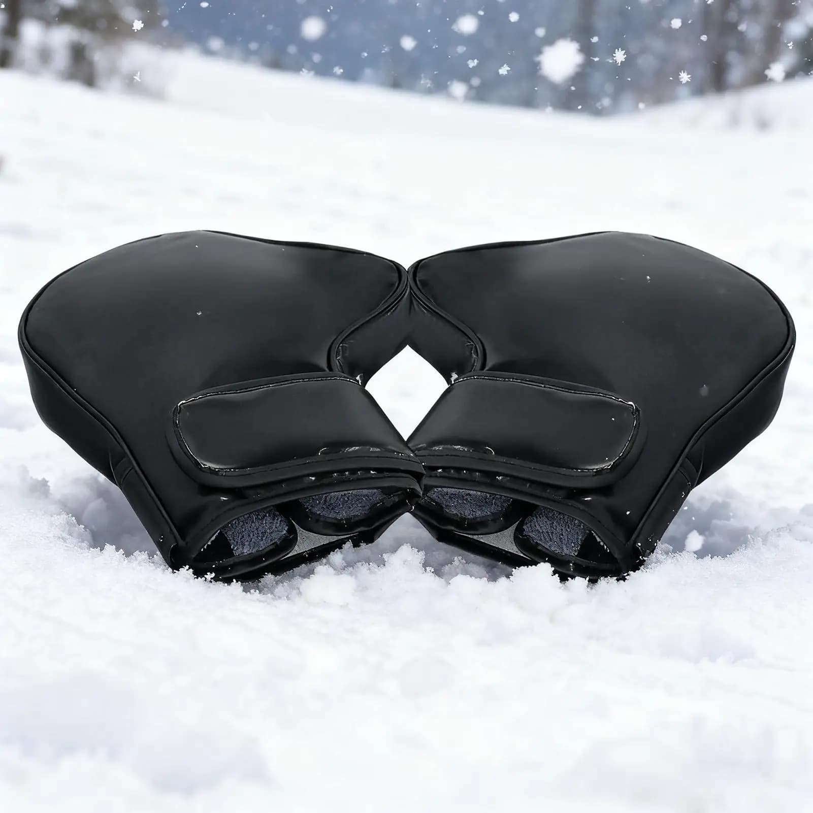 Guanti da manubrio per motoslitta Copri manubrio caldi Copri maniglia calda per ciclismo per Dirtbike Bicicletta Scooter Bici Motoslitta Inverno