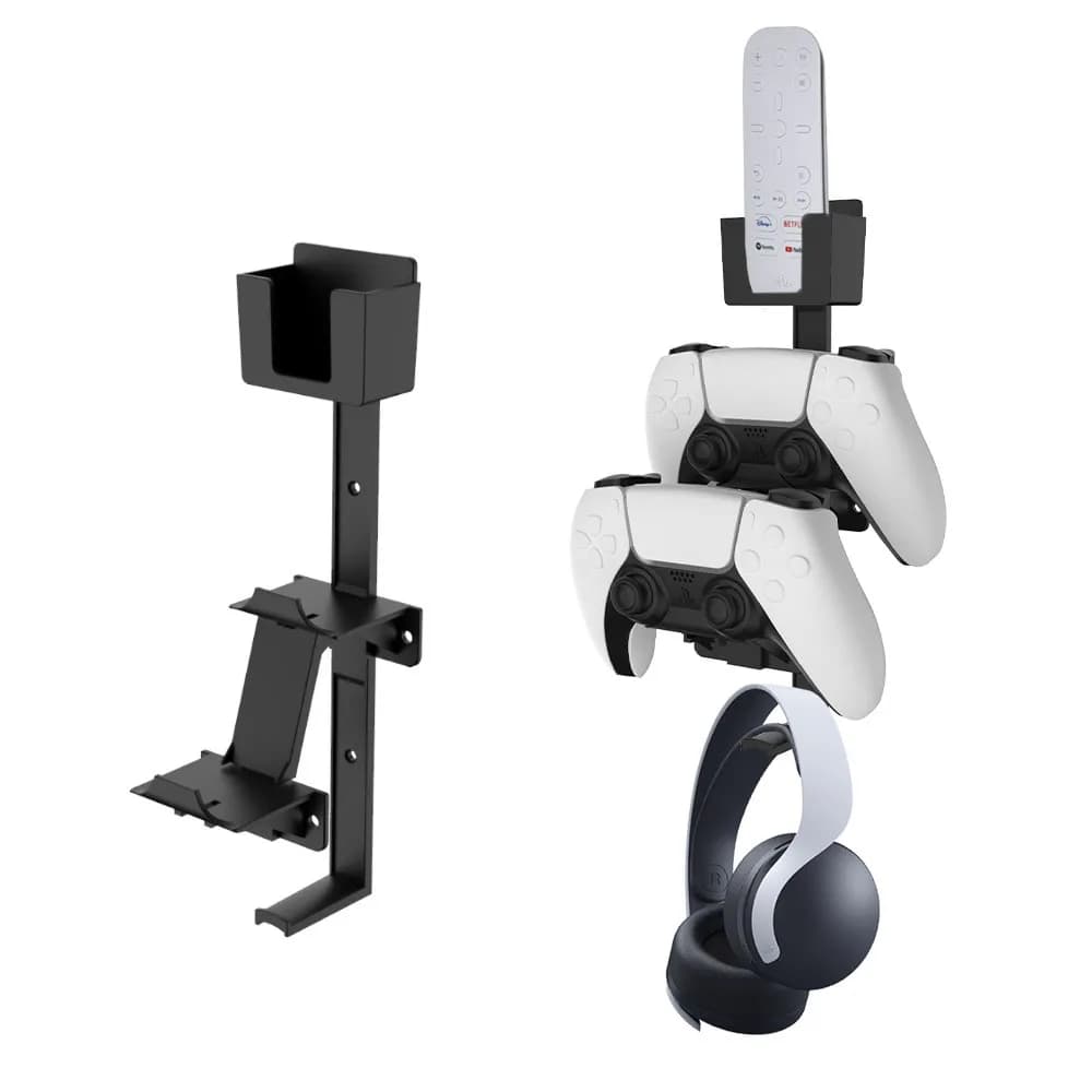 Supporto Universale per Controller di Gioco e Cuffie per PS4/PS5/Xbox/Switch Pro, Espositore da Parete per Gamepad PlayStation 5