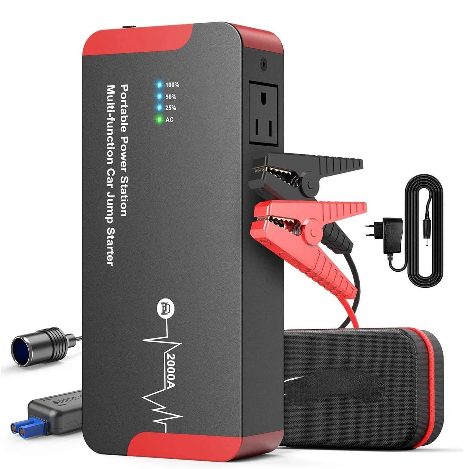12V/15900MAh Auto portatile Jumper Accumulatori e caricabatterie di riserva Auto Jump Starter Caricabatteria Avviamento Auto Starter Jumper
