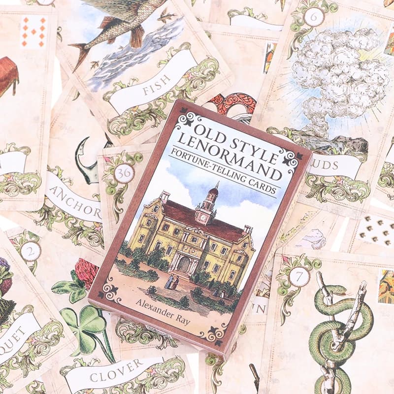Vecchio stile Lenormand Oracle Card Tarot Card Party profezie divinazione gioco da tavolo