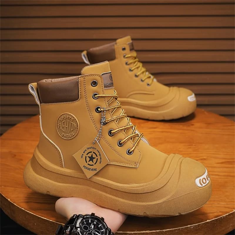 Pantaloncini Stivaletti Scarpe sportive da uomo alte alla moda e comode 2025 Autunno Nuovi uomini Calzature casual Sneaker maschile alla moda