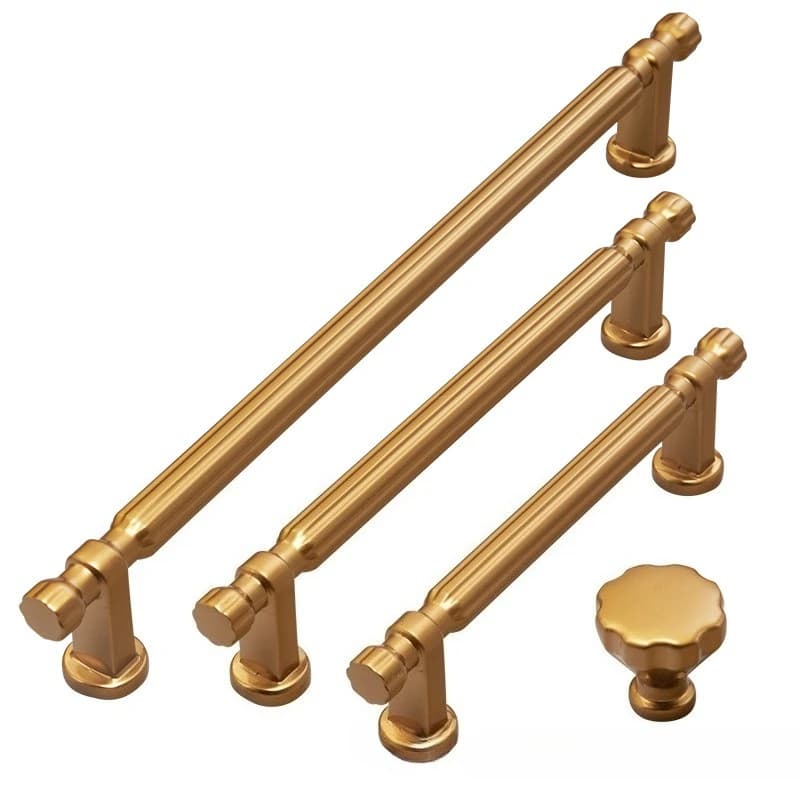 Maniglia per armadio in oro americano Maniglia per decorazione di mobili creativi Maniglia per armadio in stile cinese Manopola per cassetto moderna personalizzata