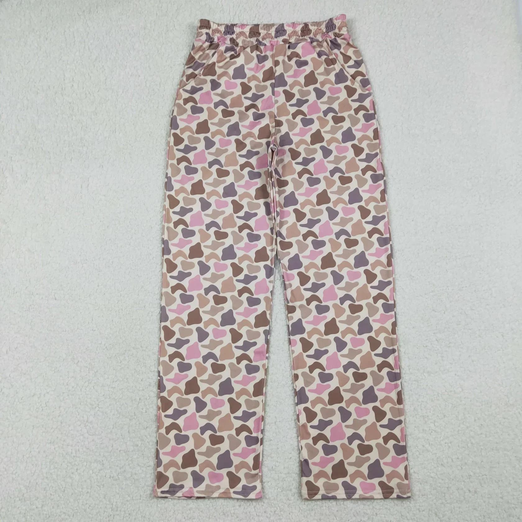 Pantaloni Mimetici per Adulti e Ragazze, Abbigliamento Femminile, Pantaloni da Pigiama Regolabili e Comodi
