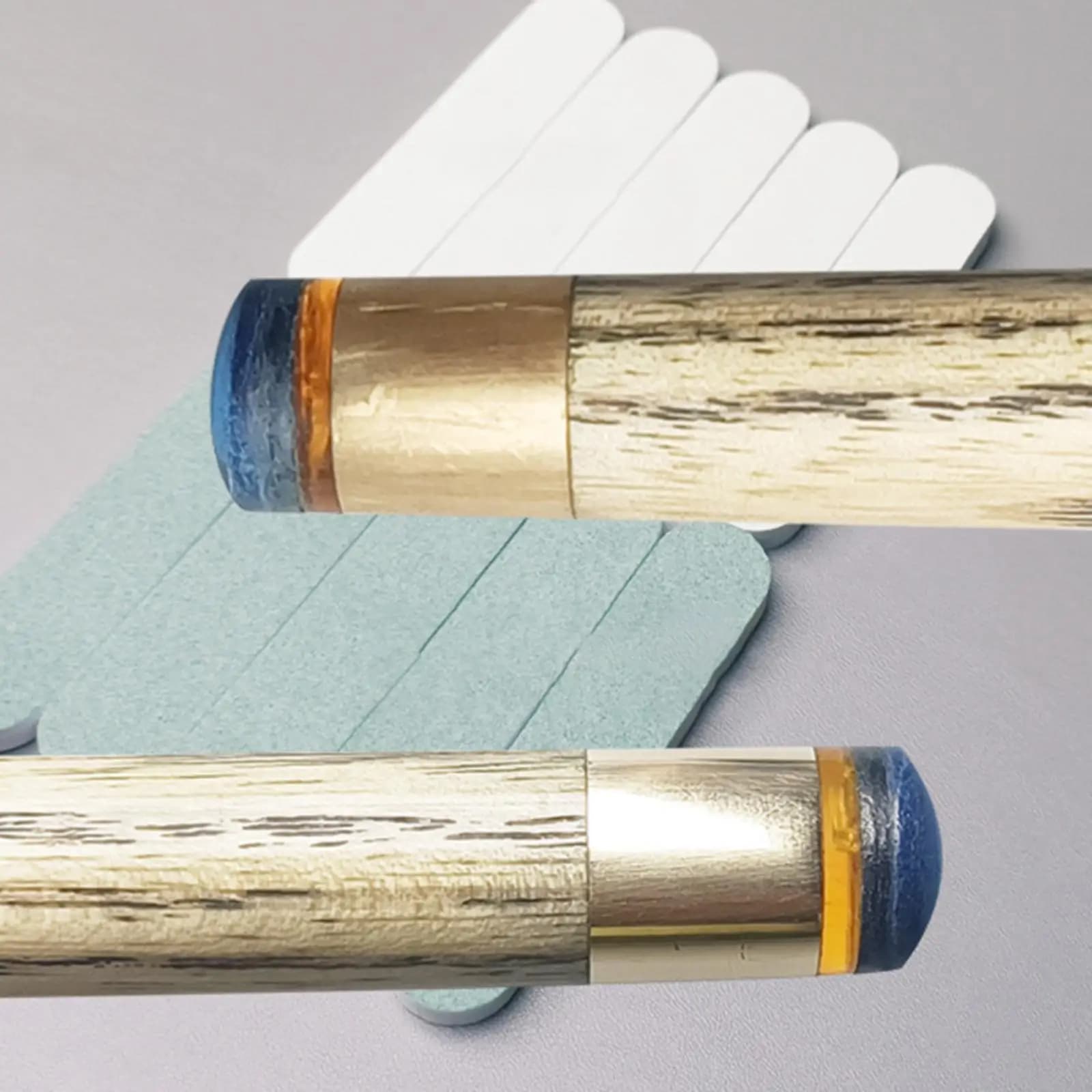Accessori per Biliardo: Lucidatore Portatile per Punte di Stecche, Grana Fine, per Pulizia Stecche da Biliardo e Uso in Sala Giochi