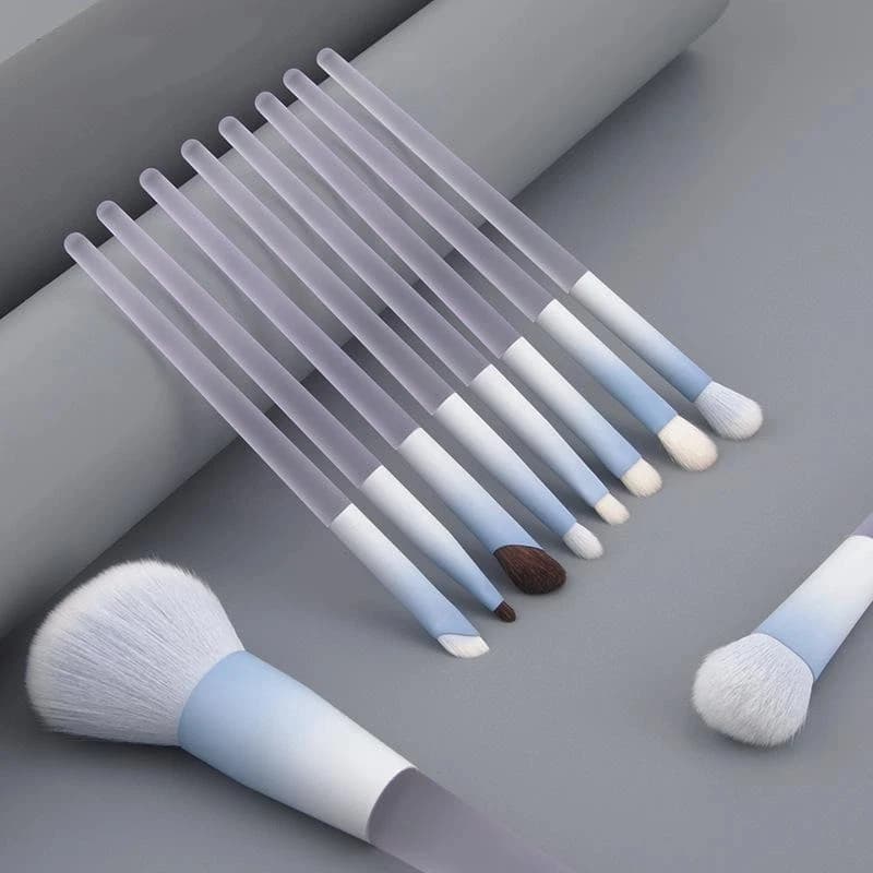 Makeup Brush Set 10PCS Eyeshadow Loose Powder Brush Travel Portable Soft Hair Professional Makeup Tools Women Cosmetic Brush