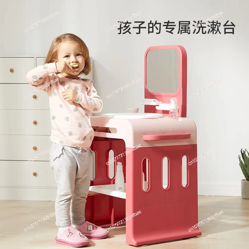 Porta Spazzolino da Denti per Bambini a Forma di Cartone Animato, Organizzatore per Bagno, Stile Coreano, Porta Asciugamani per Lavabo e Vasca da Bagno per l'Educazione Precoce dei Bambini