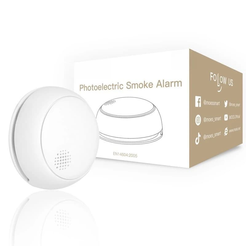 ZigBee Smart Home Smoke Detector Fire Alarm Home Kitchen Safety Sensor