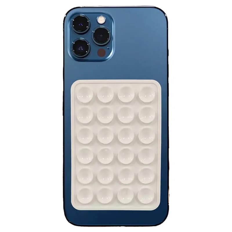 Custodia per telefono con aspirazione in silicone a mani libere Supporto adesivo forte per IPhone 15 14 13 12 16 Pro Max Plus Samsung S24 S23 Cover posteriore