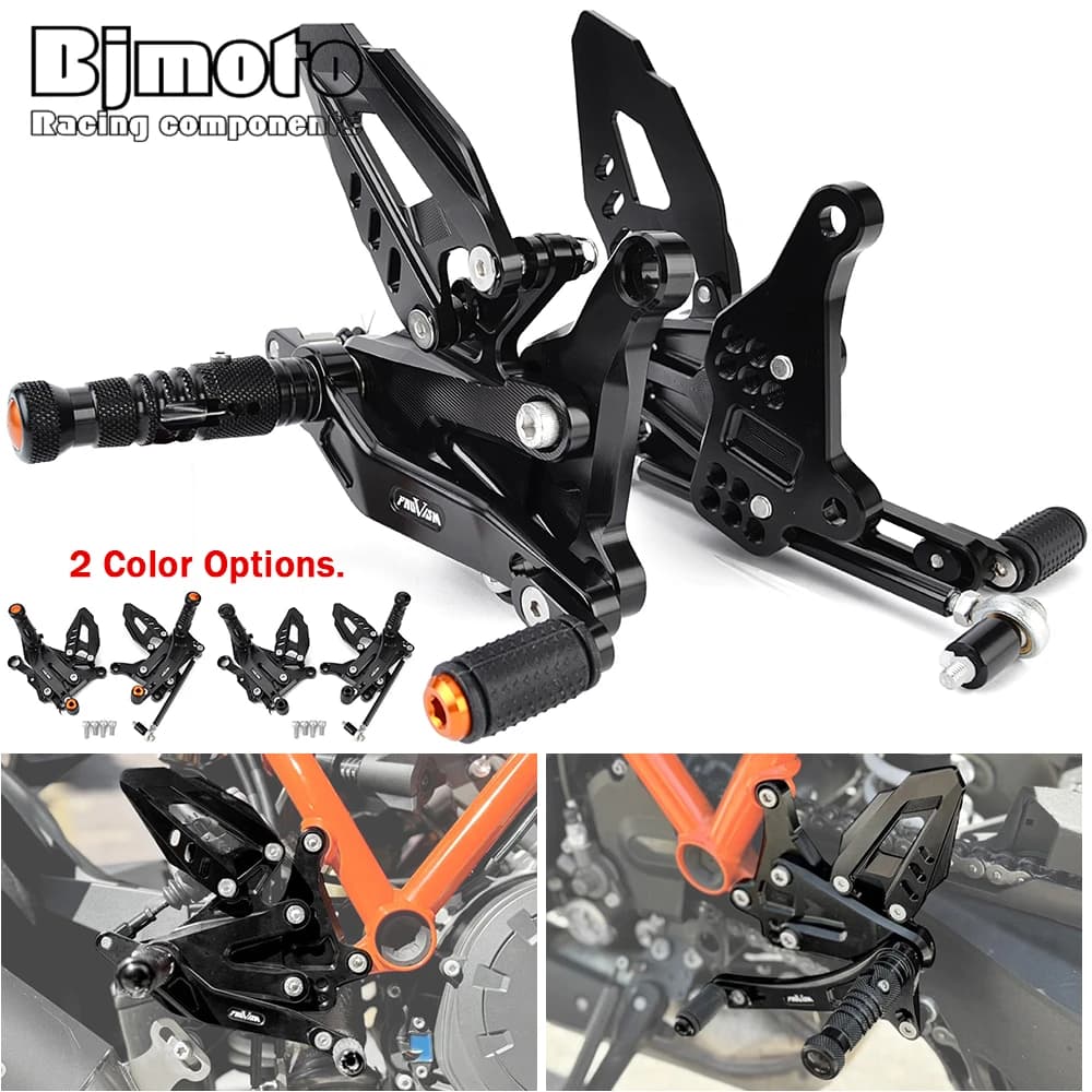 Duke1290 Duke1390 Moto Regolabile In Alluminio Rearset Per K-TM 1290 1390 super duke/R 2020 2021 2022 2023 2024