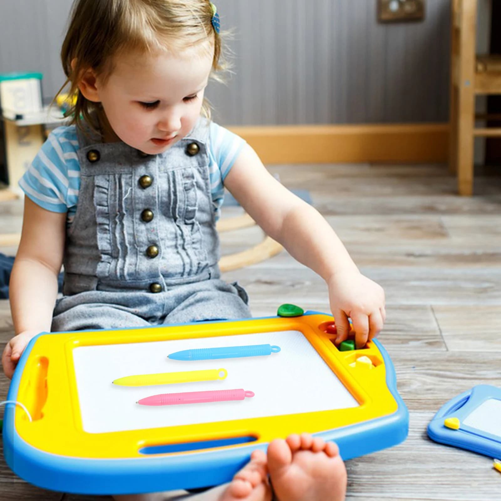 6 pezzi di ricambio per penna stilo magnetica per bambini, tavoletta da disegno, matite per aula, tavoletta per pittura, tavoletta da disegno per bambini
