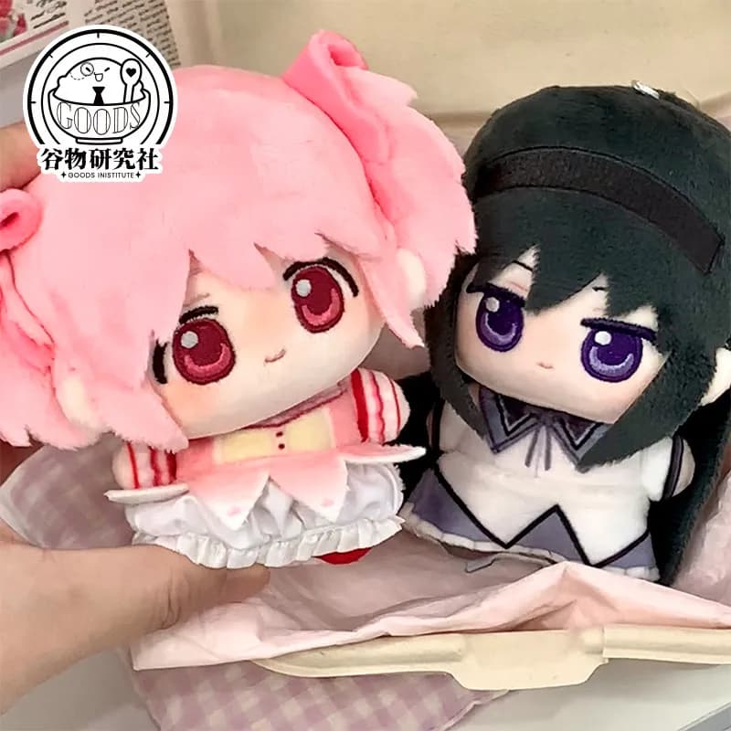 Puella Magi Madoka Magica 10cmcotton Doll Anime Merchandise Doujin Plush Goods Kawaii Backpack Keychain Decoration Fan Gift