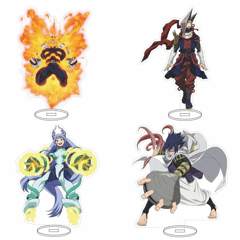 My Hero Academia Anime - Espositore in Acrilico, Decorazione Originale da Scrivania, Regalo per i Fan, Accessori Cartoon, Souvenir