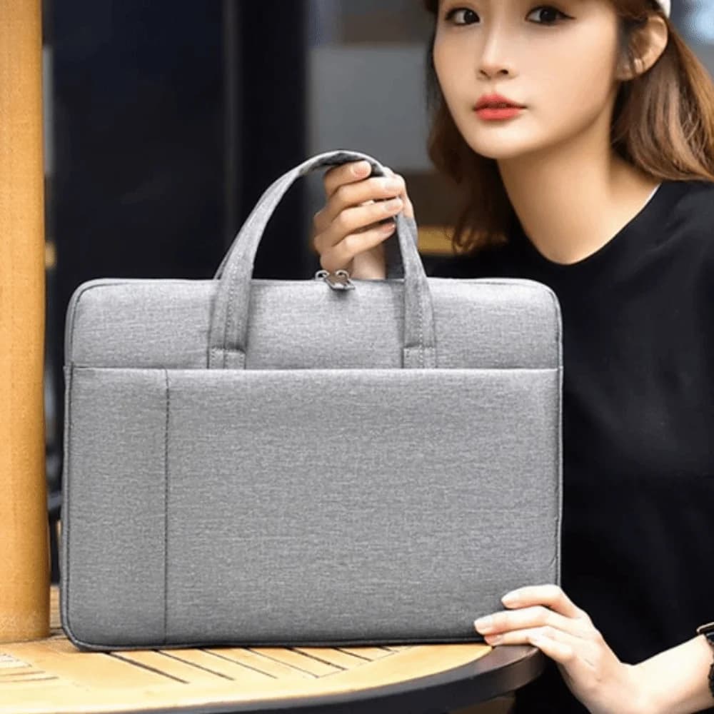 Borsa per laptop ultra sottile con maniglia per computer da 13,3-15,6 pollici, custodia impermeabile antiurto per laptop, per viaggi