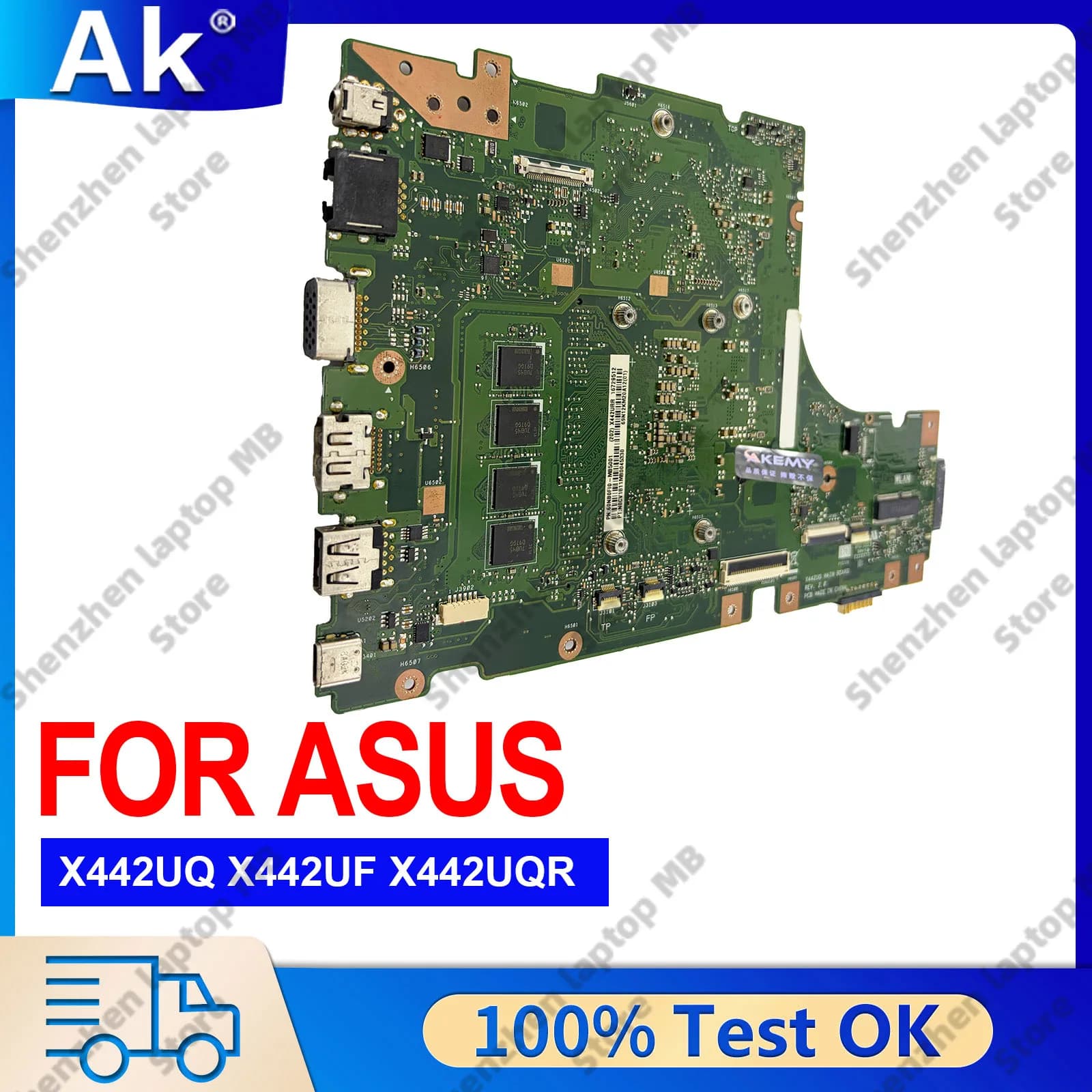 X442UQ Laptop Motherboard For ASUS X442UF X442U F442U X442UNR A442U X442URR X442UAR X442UR X442UQ R419u Mainboard I3 I5 I7 CPU